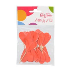 Ozdoba na piku Arpex WALENTYNKI SERCA NA PIKU (K051)