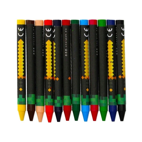 Kredki świecowe Starpak Pixel 12 kol. (484792)
