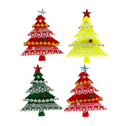 Ozdoba filcowa Craft Fun BN Samoprzylepne choinki (501360)