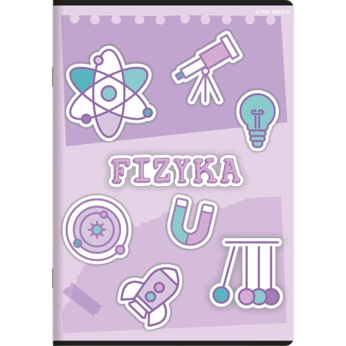 Zeszyt Top 2000 fizyka mix A5 60k. 70g krata (400168954)
