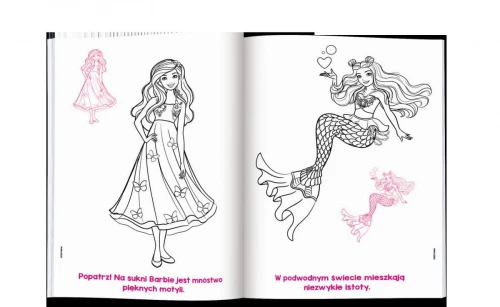 Książka dla dzieci Ameet Barbie™ Naklejam i Koloruję (Nak-1402)
