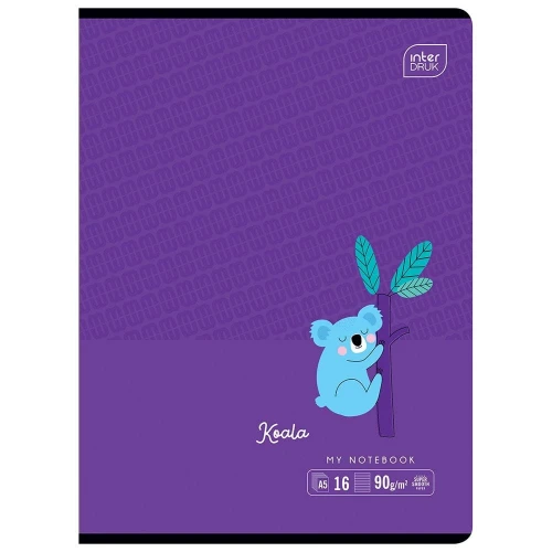 Zeszyt Interdruk B&amp;B KIDS A5 16k. 90g linia