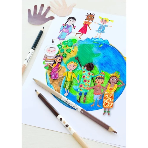 Kredki ołówkowe Faber Castell Children of the world 24+3 kol. (511515 FC)