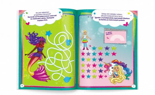 Książka dla dzieci Ameet Barbie™. 100 brokatowych naklejek