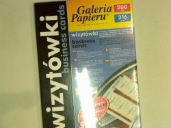 Papier ozdobny (wizytówkowy) Galeria Papieru Unia A4