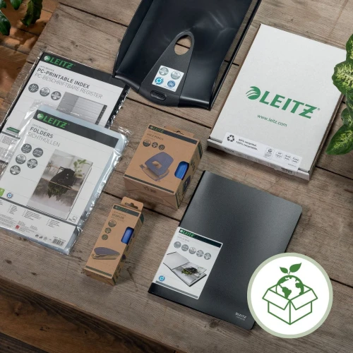 Teczka kartonowa Leitz recycle A4 kolor: zielona 430g (39060055)