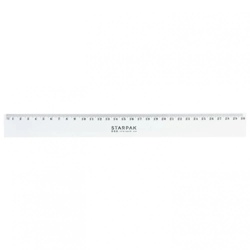 Linijka plastikowa Starpak 30cm (472867)