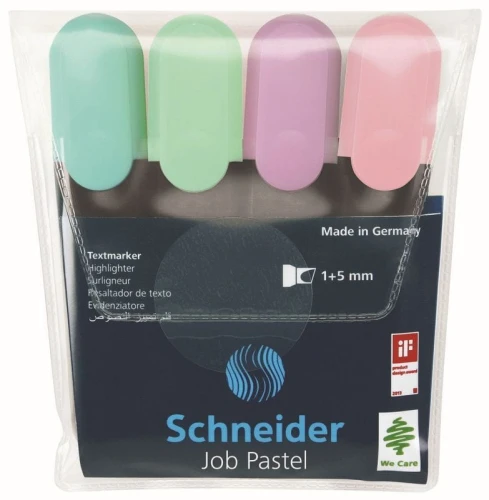 Zakreślacz Schneider Job Pastel, mix 1-5mm (SR115098)