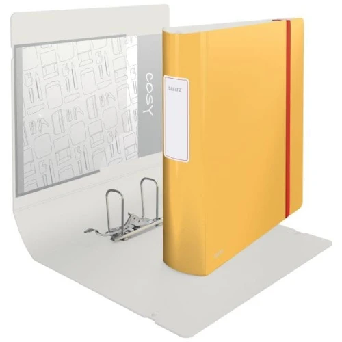 Segregator dźwigniowy Leitz Active Cosy A4 80mm żółty (10380019)