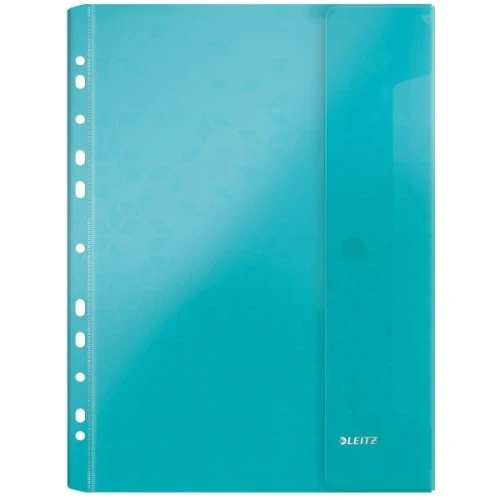 Koszulki na dokumenty Leitz WOW groszkowe A4 kolor: mix z boczną klapką (47070099)