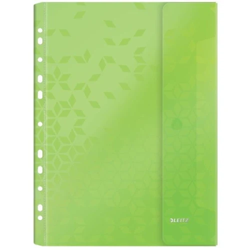 Koszulki na dokumenty Leitz WOW groszkowe A4 kolor: mix z boczną klapką (47070099)