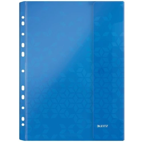 Koszulki na dokumenty Leitz WOW groszkowe A4 kolor: mix z boczną klapką (47070099)