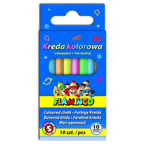 Kreda Flamingo kolor: mix 10 szt (5801C10)