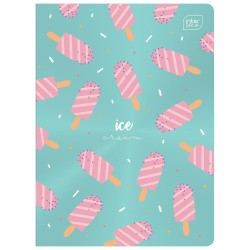 Zeszyt Metalic A5 16 kol3 linie A5 16k. 70g linia kolor (5902277326720)