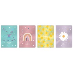 Zeszyt Metalic A5 32# A4 32k. 70g krata (5902277326744)