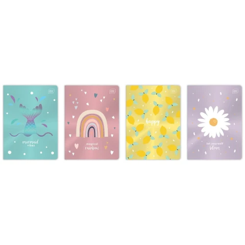 Zeszyt Metalic A5 32# A4 32k. 70g krata (5902277326744)