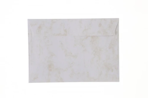 Koperta Galeria Papieru marmur złoty C5 - biały diamentowy (280693) 10 sztuk