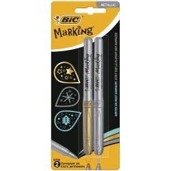 Marker permanentny Bic, mix 1,1mm okrągła końcówka (900340)