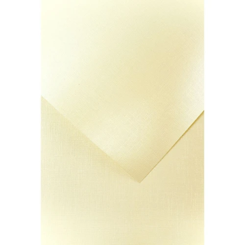 Papier ozdobny (wizytówkowy) Galeria Papieru holland kremowy A4 - kremowy 230g (200502)