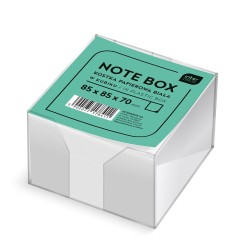 Kostka papierowa Interdruk W KUBIKU 8.5X8.5X7 - biała [mm:] 85x85x 70