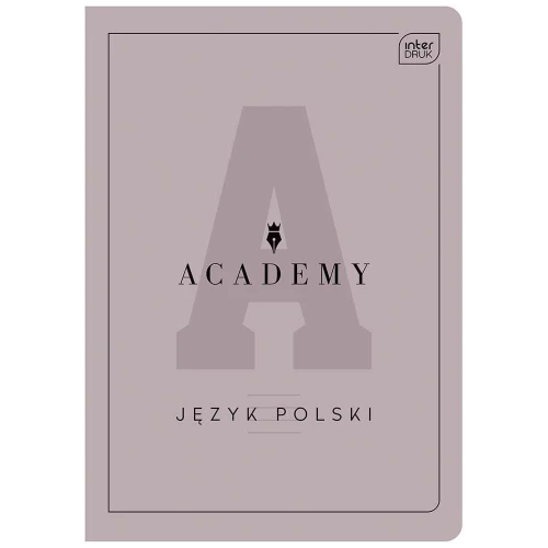 Zeszyt tematyczny Interdruk ACADEMY A5 60k. 90g linia (ZE60=POLACA)