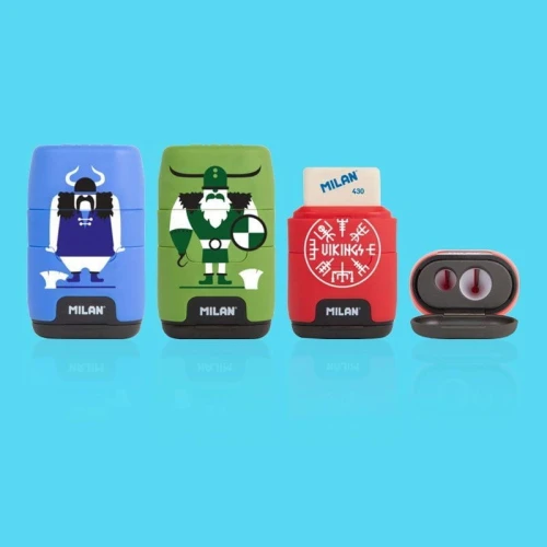 Temperówko-gumka Milan Compact Vikings (4703116VK)