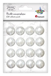 Kryształki Titanum Craft-Fun Series 16 sztuk, 20mm perłowy (23mH03142)