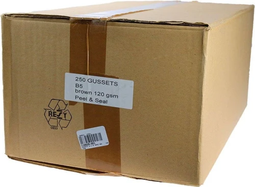 Koperta B5 - brązowa 250 sztuk