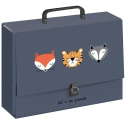 Teczka kartonowa na zatrzask Bebe Friends BOYS z rączką C4 kolor: mix (C4)