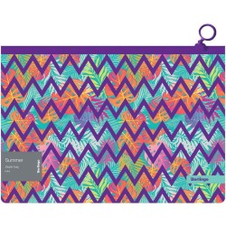 Teczka plastikowa na suwak Berlingo A4 kolor: mix (327146)