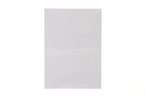 Papier ozdobny (wizytówkowy) prążki A4 biały 230g Protos