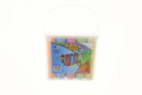 Kreda jumbo w wiaderku kolor: mix 20 szt