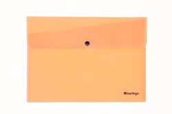 Teczka plastikowa na zatrzask A4 różowy Berlingo (352636)