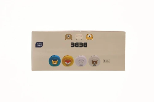 Temperówka BB Friends podwójna z pojemnikiem 5902277175007 mix plastik Noster