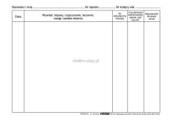 Druk offsetowy Wkładka do historii choroby A5 100k. Stolgraf (Z45)