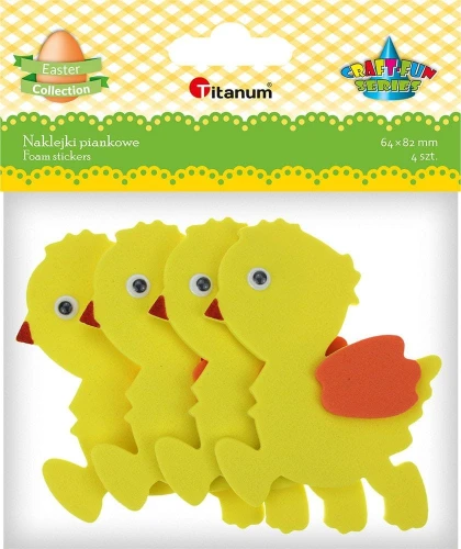 Ozdoba piankowa Craft-Fun Series Kurczaki Titanum (2324038)