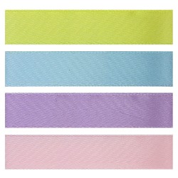 Wstążka Titanum Craft-Fun Series 4 kolory 15mm mix 2m (2324015-D)