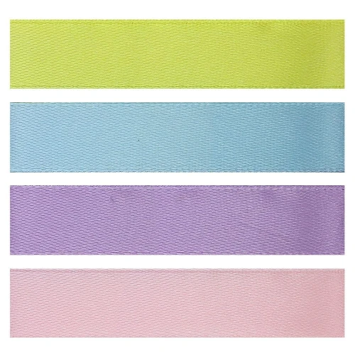 Wstążka Titanum Craft-Fun Series 4 kolory 15mm mix 2m (2324015-D)