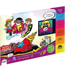 Blok rysunkowy Fiorello Tytus Romek I Atomek A3 kolorowy 16k (150-1461)