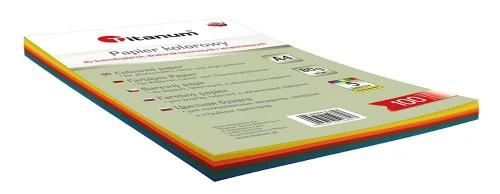 Papier ksero intensywny A4 mix 100k. 80g Flamingo