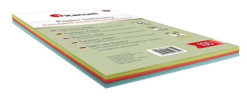 Papier ksero pastelowy A4 mix 100k. 80g Flamingo