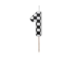 Świeczka urodzinowa Cyferka 1, 5.5 cm, mix Partydeco (SCU7-1)