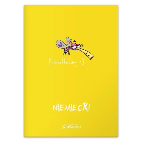 Zeszyt J.niemiecki Eco PP A5 60k. 70g kratka Herlitz (9500066)