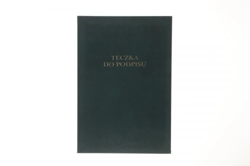 Teczka do podpisu A4 zielony 10k. Barbara (1822208)