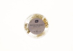 Spinacz Interdruk Satin gold 5902277346384 (120szt)