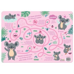 Podkład na biurko Koala mix PVC PCW Derform (PLAKOA10)