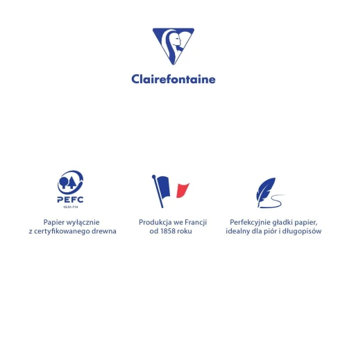Zeszyt 63152ABXC CF A4 60k. 90g krata Clairefontaine