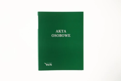 Teczka do akt osobowych ABCDE A4 zielony papier Warta (339-040)