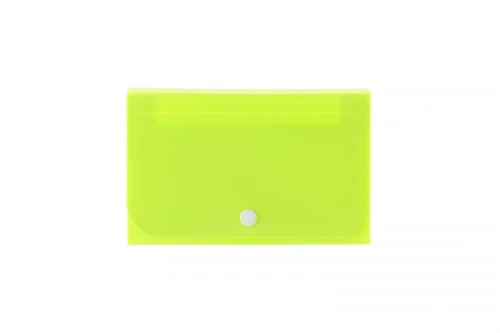 Teczka z przegródkami Tetis MINI organizer harmonijkowy na zatrzask 5903242102882 B6 kolor: zielony (BT613-Z zielony)