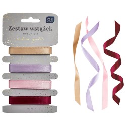 Wstążka Interdruk SATIN GOLD 5902277345486 mix 2m (4x2m)